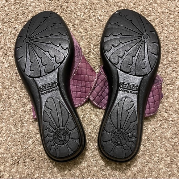 Fly Flot made in Italy leather sandals with synthetic soles womens size 36 - Picture 8 of 9